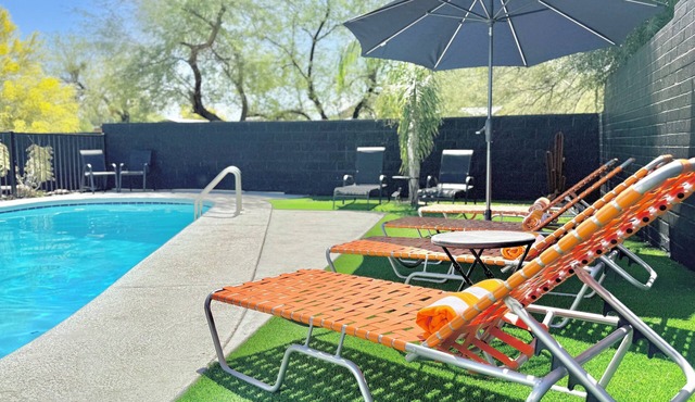 Desert Playhouse Pool Putt Lounge Watch Wildlife Pets 10 m. in Tucson