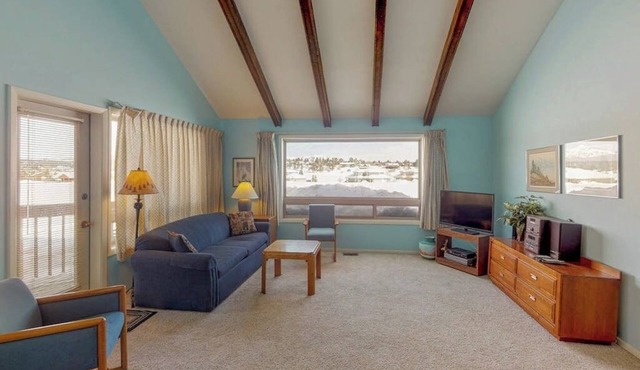 Dog-friendly condo w/covered porch & views - near golf, lakes & ski