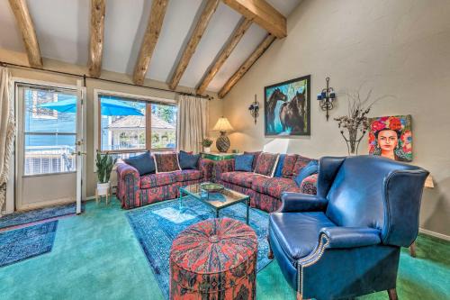 Eclectic Home w/Deck: 4 Miles to Ski Cloudcroft!