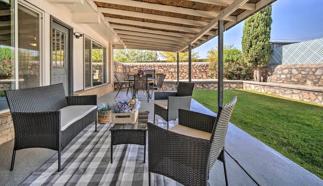 Family-Friendly El Paso Retreat w/ Backyard!