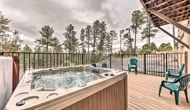 Hot Tub & Mtn Views! 'Casa Ruidoso' Cabin