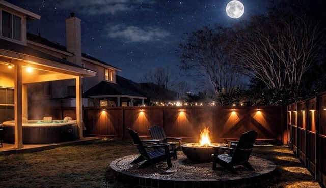 La Cantera Estate Sleeps 12 Hot Tub+FirePit+Games