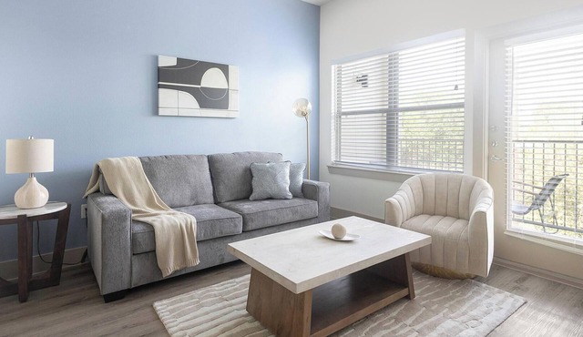 Landing | Beautiful 1BD, Yoga Studio, Courtyard