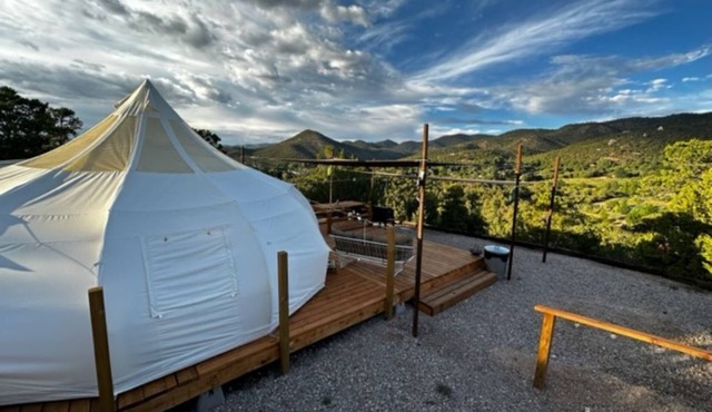 Luxury Glamping in High Rolls Mountain Park, NM Stunning Views & Modern Comforts