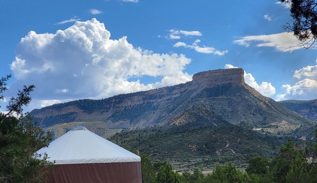 Luxury Yurt with Incredible Mesa Views