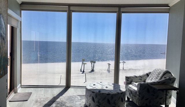 Million Dollar Views. Direct Beachfront 5th. Floor Center Unit at Seabreeze. in Biloxi