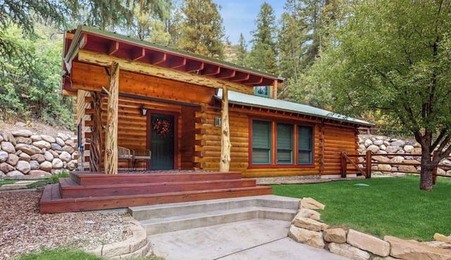 Mountain home with gas fireplace, dog-friendly and outdoor deck with BBQ