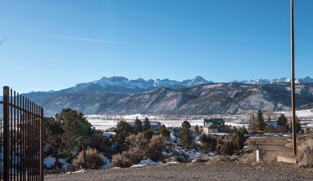 Mountain views of the San Juans, near quaint Ridgway, CO. Adventure awaits!