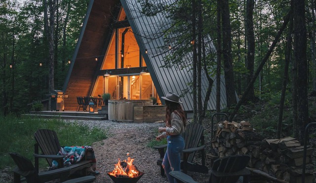 Prunella № 1, Prunella № 1 - A-Frame Cabin Getaway - Design, Comfort & Nature in Thorne