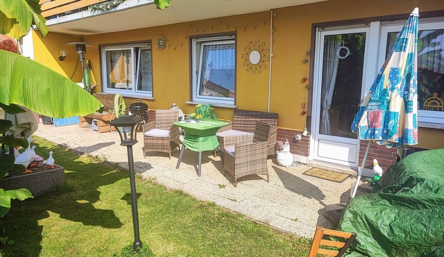 Pure relaxation. Mediterranean flair + dreamlike view and whirlpool + fireplace. in Berkatal