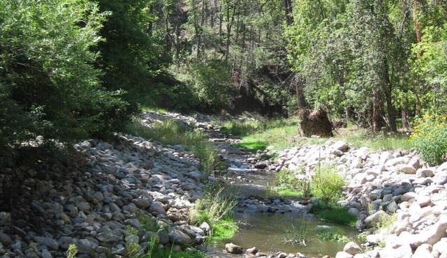 Right on the famous Ruidoso River!