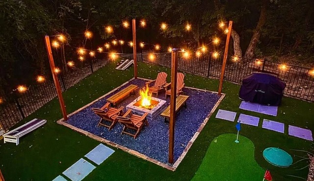 Secluded Lake Retreat Hot Tub, Fire Pit, Golf Cart + Mini Golf