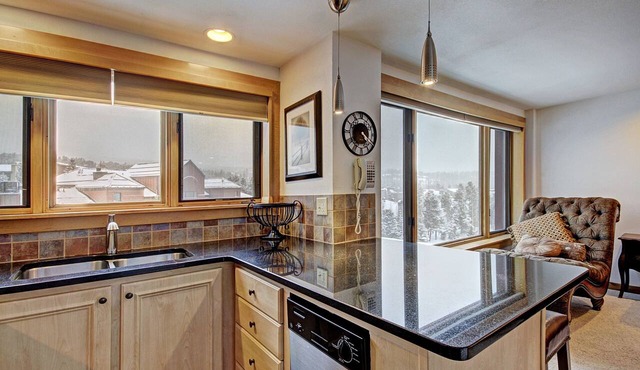 Ski-in/ski-out Studio W/snowy Alpine Views - Walk To Main St Studio Bedroom Condo by RedAwning in Breckenridge