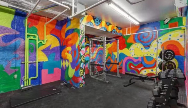 Sleek Modern 2BR Getaway with Gym & Rooftop Views Near Downtown & Airport in Montreal