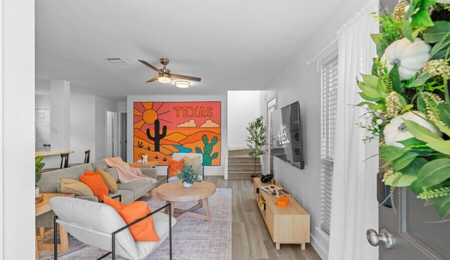 Sleeps 8 Modern 3BR Leander | Coffee Bar & Yard