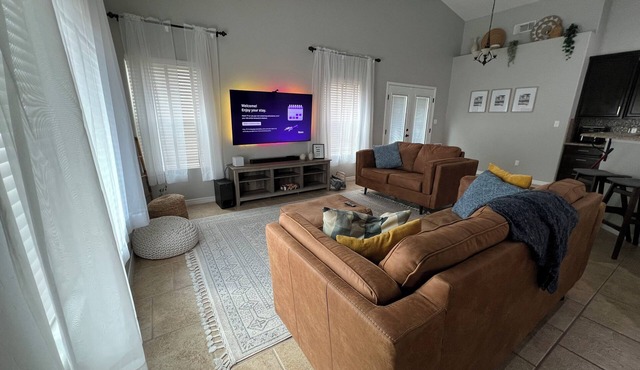 Spacious 4-bedroom house in charming Carlsbad with WiFi and AC