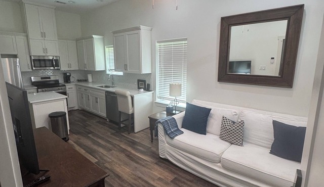 Spacious 4-plex apartment in tranquil Wharton with AC, WiFi, and Security System