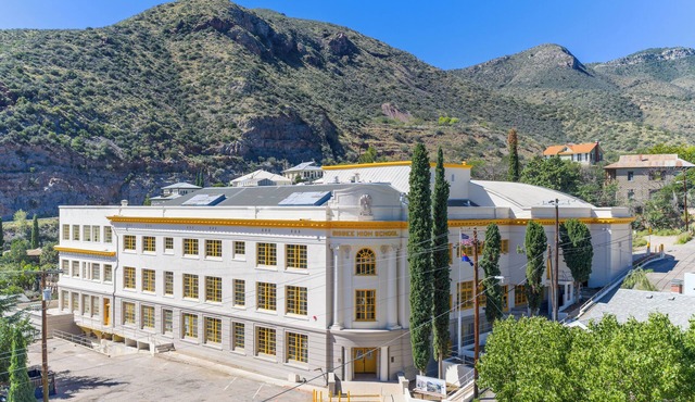 Stay in the Historic Old Bisbee High School