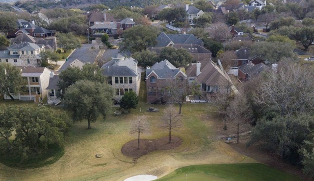 Stunning views of 17th hole at Austin Country Club.