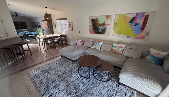 Stylish Tucson Getaway Pool Hot Tub Game Zone - Sleeps 7