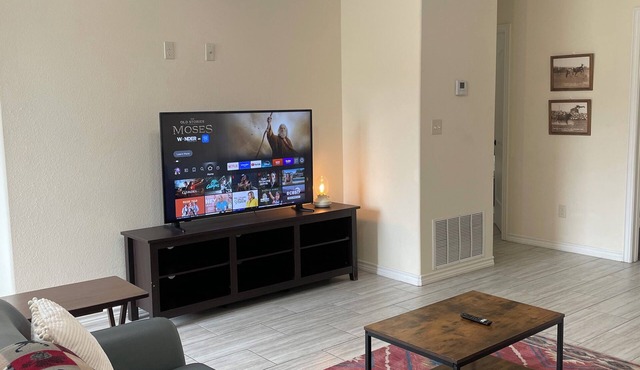 Texas Music City is a 5-minute walk from this 2 bedroom apartment