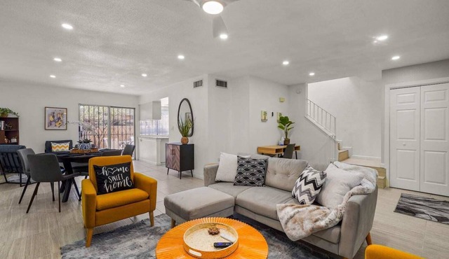 This Spanish-style condo has been stylishly outfitted for your El Paso stay