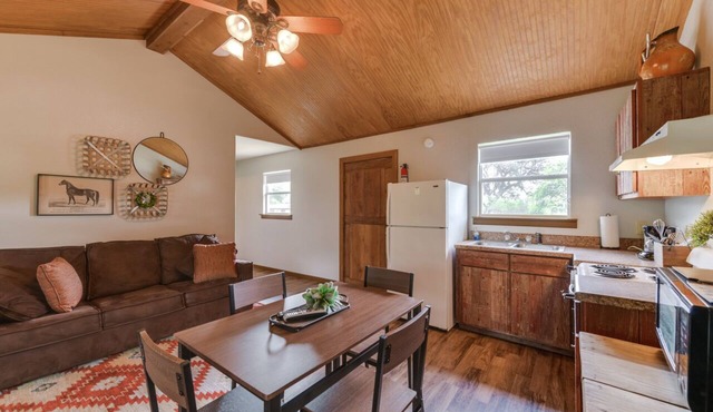 Utopia River Retreat is a secluded paradise nestled along the Sabinal River in the Texas Hill Country.