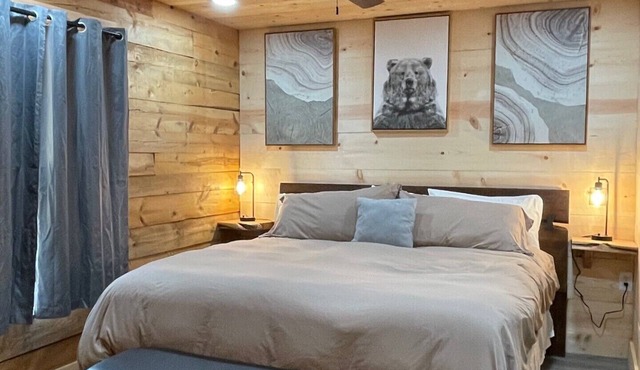 Walk to Midtown, King Bed, Cozy Cabin!