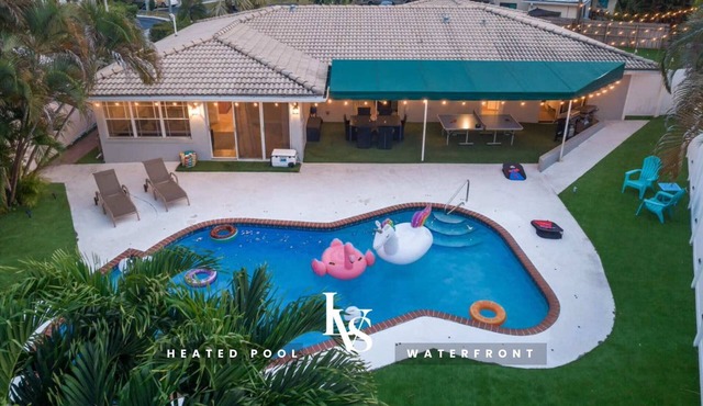 Waterfront Fun Sport House/Ping Pong/Pool/PutPut in Fort Lauderdale