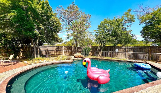 World Cup Hub, private pool home"L" streets near White Rock Lake & Arboretum