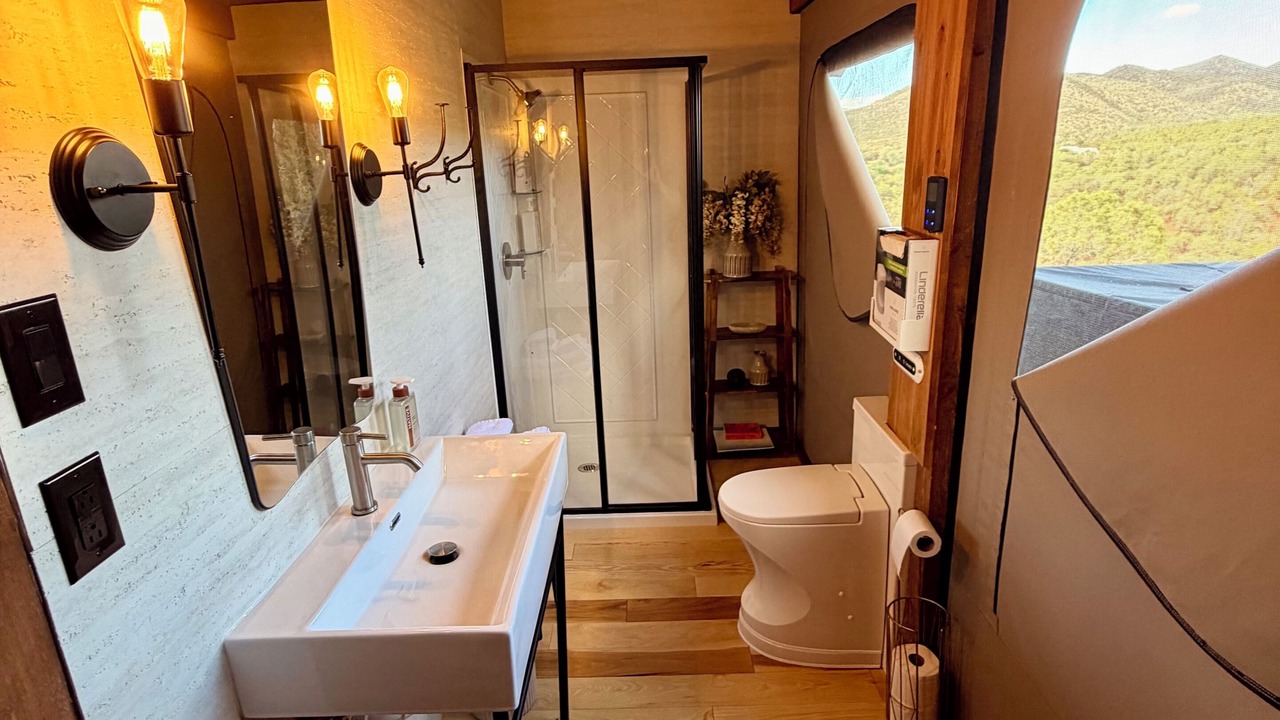 Photo of Bathroom in High Rolls Mountain Park
