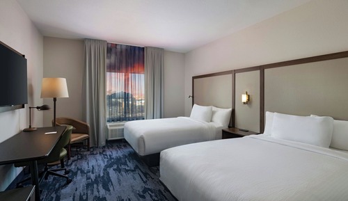 Standard Room, 2 Queen Beds (Mobility/Hearing Accessible, Tub)