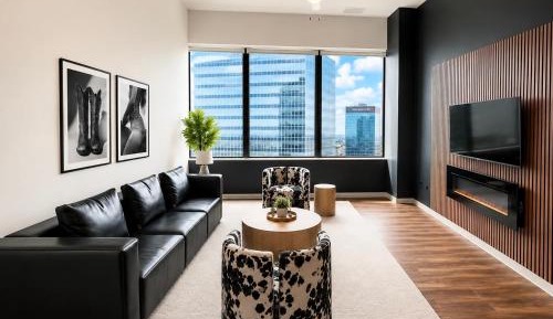 One-Bedroom Apartment with City View
