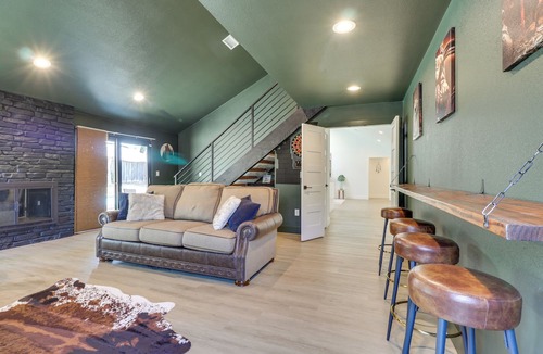 North Austin Civic Association Cottage | Luxury Austin Home w/ Game Room & Fire Pit!