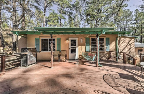 Ruidoso Cottage | Ruidoso Cabin w/Grill - Near Grindstone Lake!