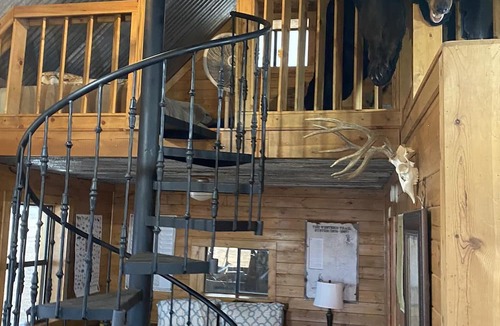 Throckmorton County Cabin | Remote 2 story open concept cabin on 279 acre property in a rural setting.