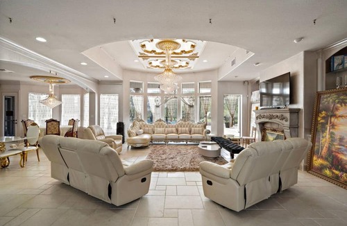 Dickinson Villa | Private Mansion Retreat Basketball Court and More