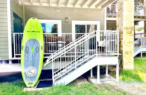 Gruene Apartment | 3 BDRM Riverfront First-Floor Condo Walk to Gruene Hall Swim & Relax