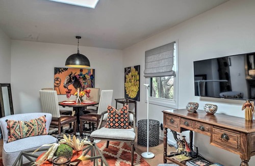 Vista Encantada Condo | Modern Condo w/Santa Fe Charm 1 Mi to Plaza