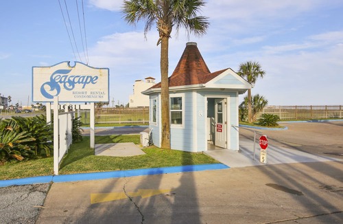 Galveston Condo | Beach Cottage steps from Surf. fishing. the Beach and Serene Sunsets (1303)