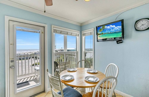 Galveston Condo | On the Beach. Balcony with Expansive Gulf and Sunset Views (1202)