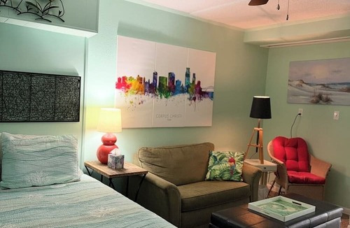 Corpus Christi Apartment | 1.3 miles to beach & conveniently located to fishing,restaurants & shopping!
