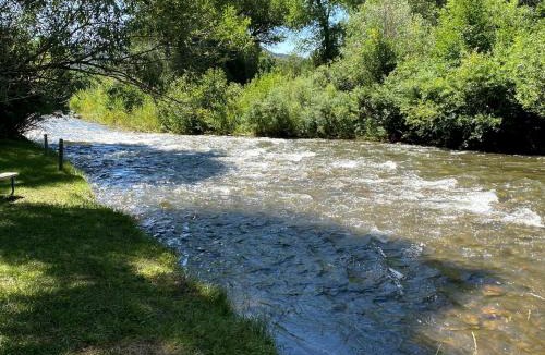 Pecos House | Serenity by the River: Romantic Cabin with Fireplace in San Miguel County, New Mexico