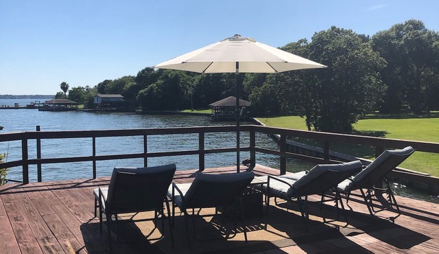 Your vacation home on the lake with its own private covered dock!